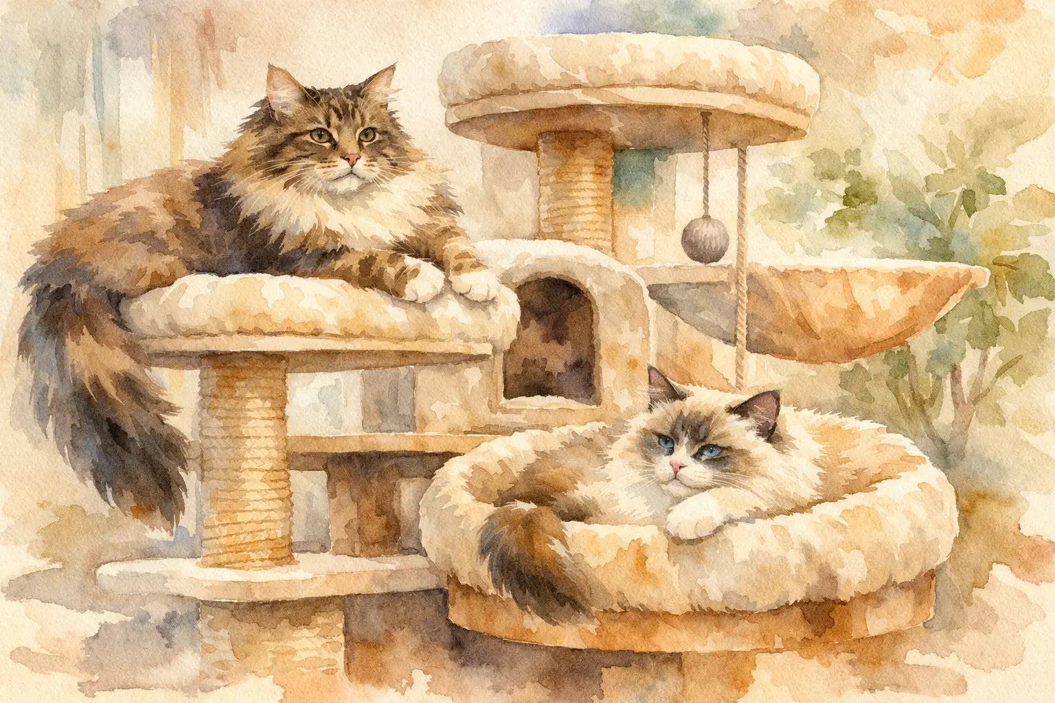 Luxury cat tree for large cats kiezen