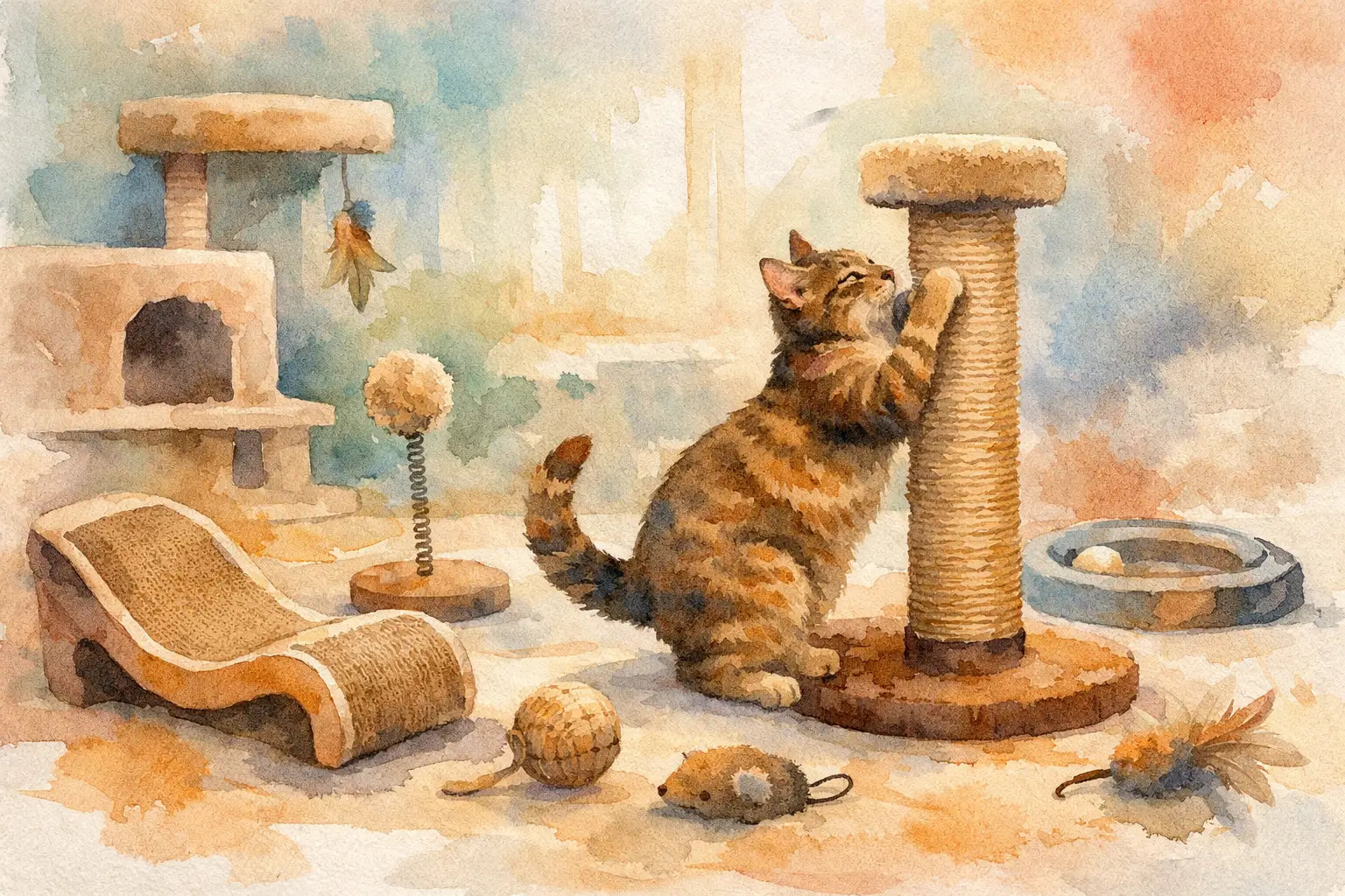 De beste cat scratching toy for indoor cats