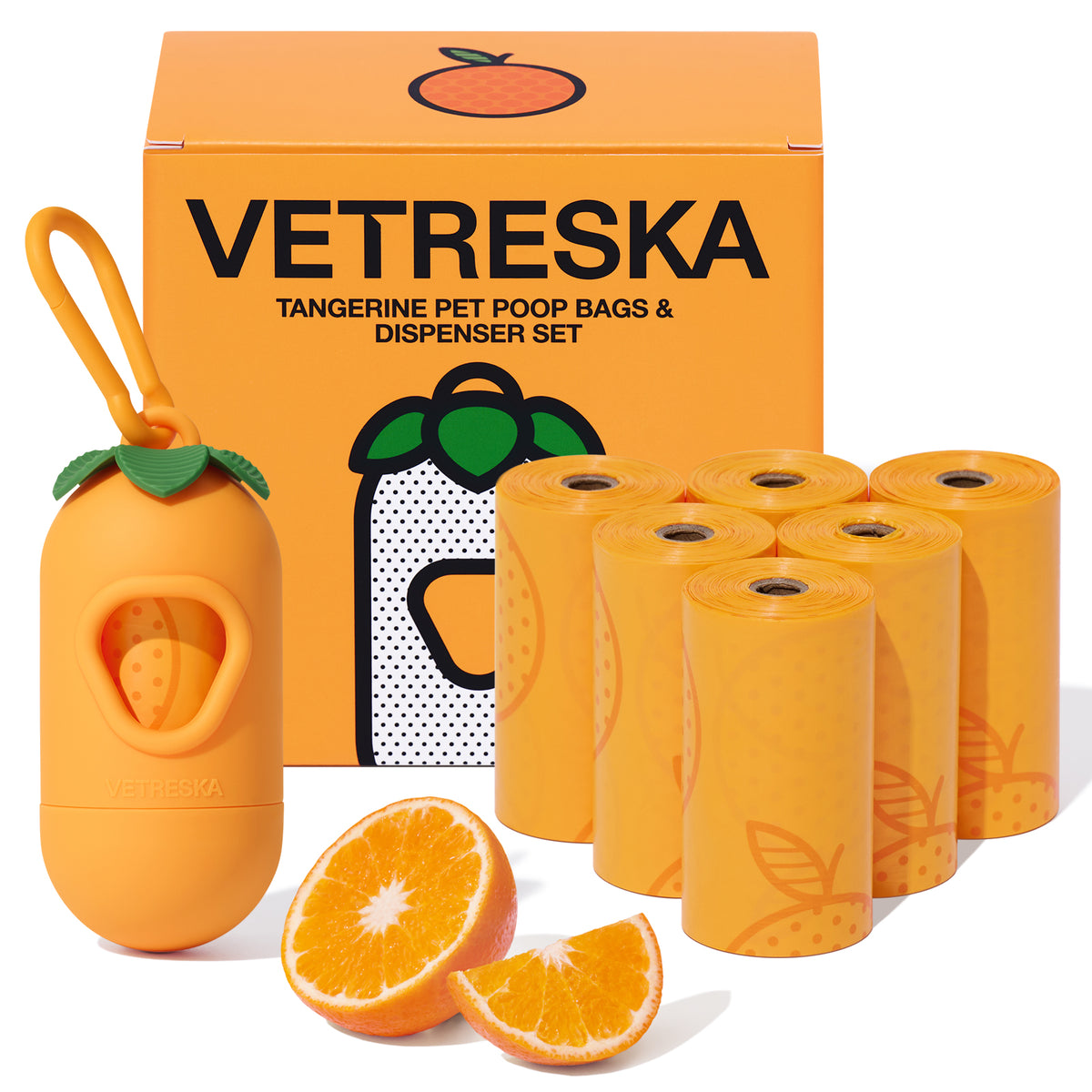 Vetreska Poop Bags & Dispenser Set