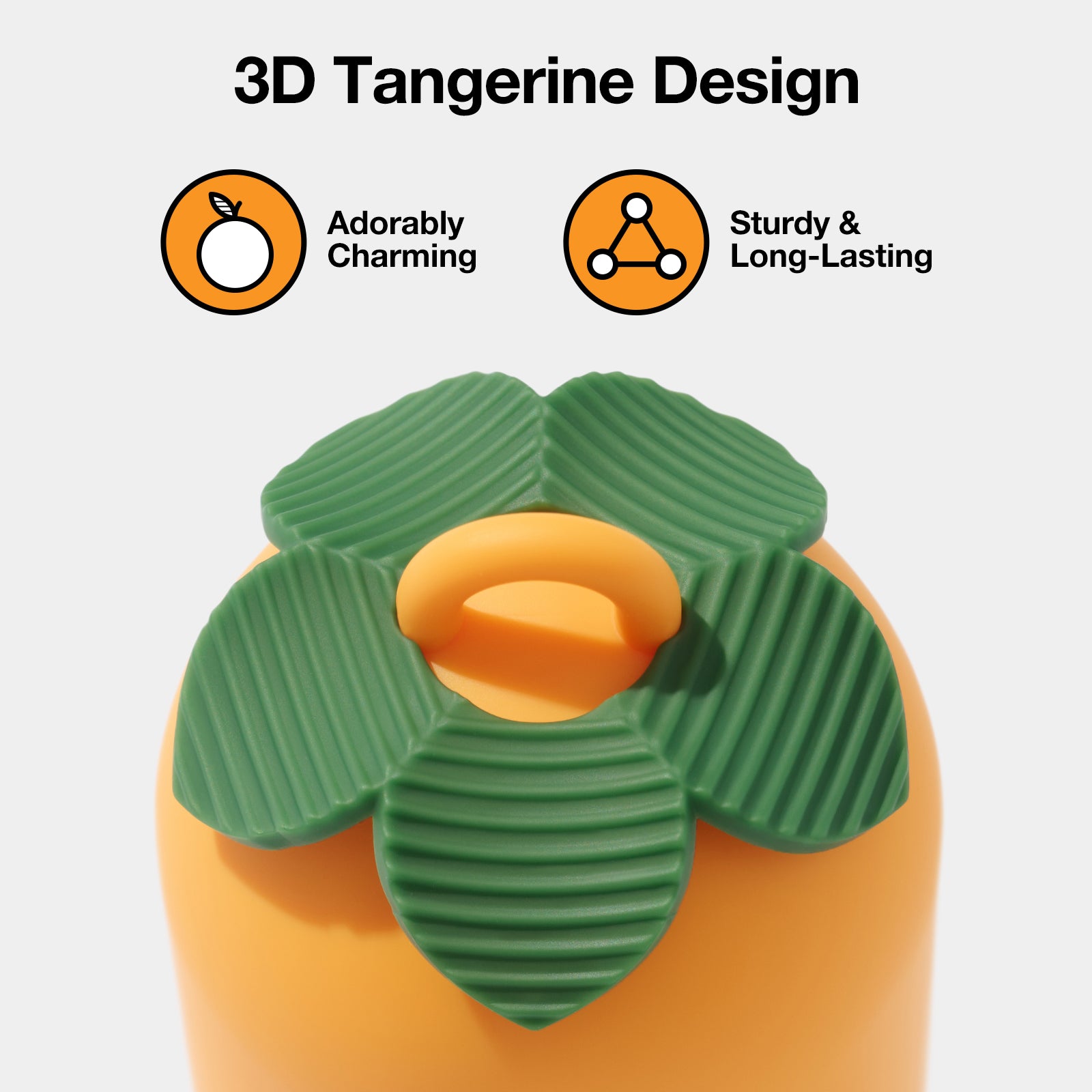 Tangerine Poop Bags & Dispenser Set