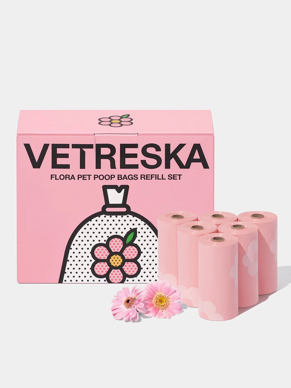 Vetreska Poop Bags & Dispenser Set