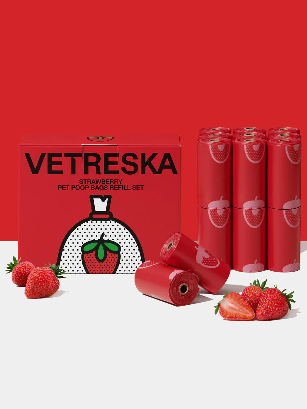 VETRESKA Pet Poop Bags Refill Set (180 pieces)