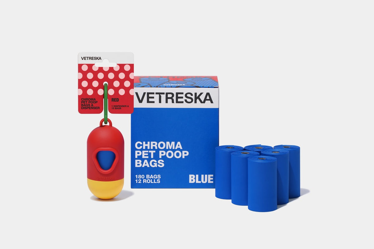Vetreska Poop Bags & Dispenser Set