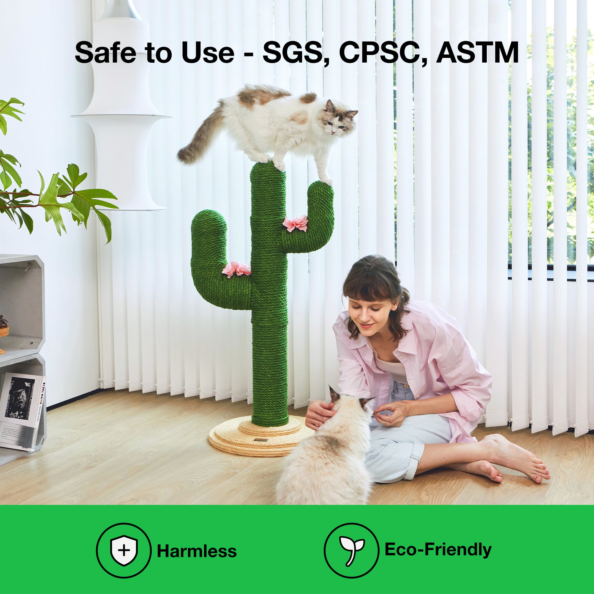 VETRESKA Oasis Cactus Cat Tree 104cm