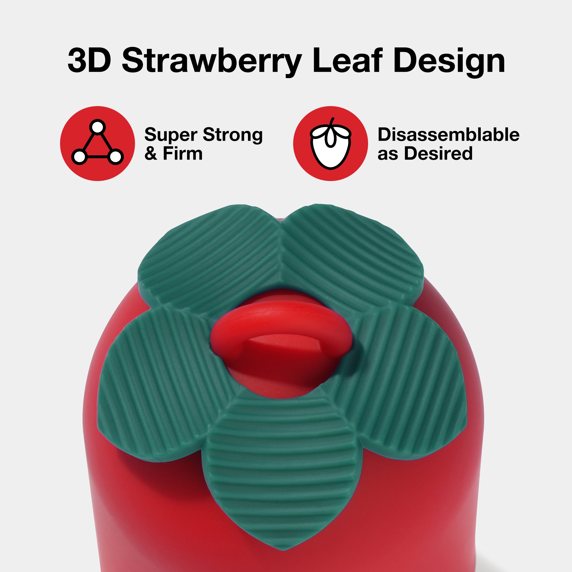 Strawberry Poop Bags & Dispenser Set