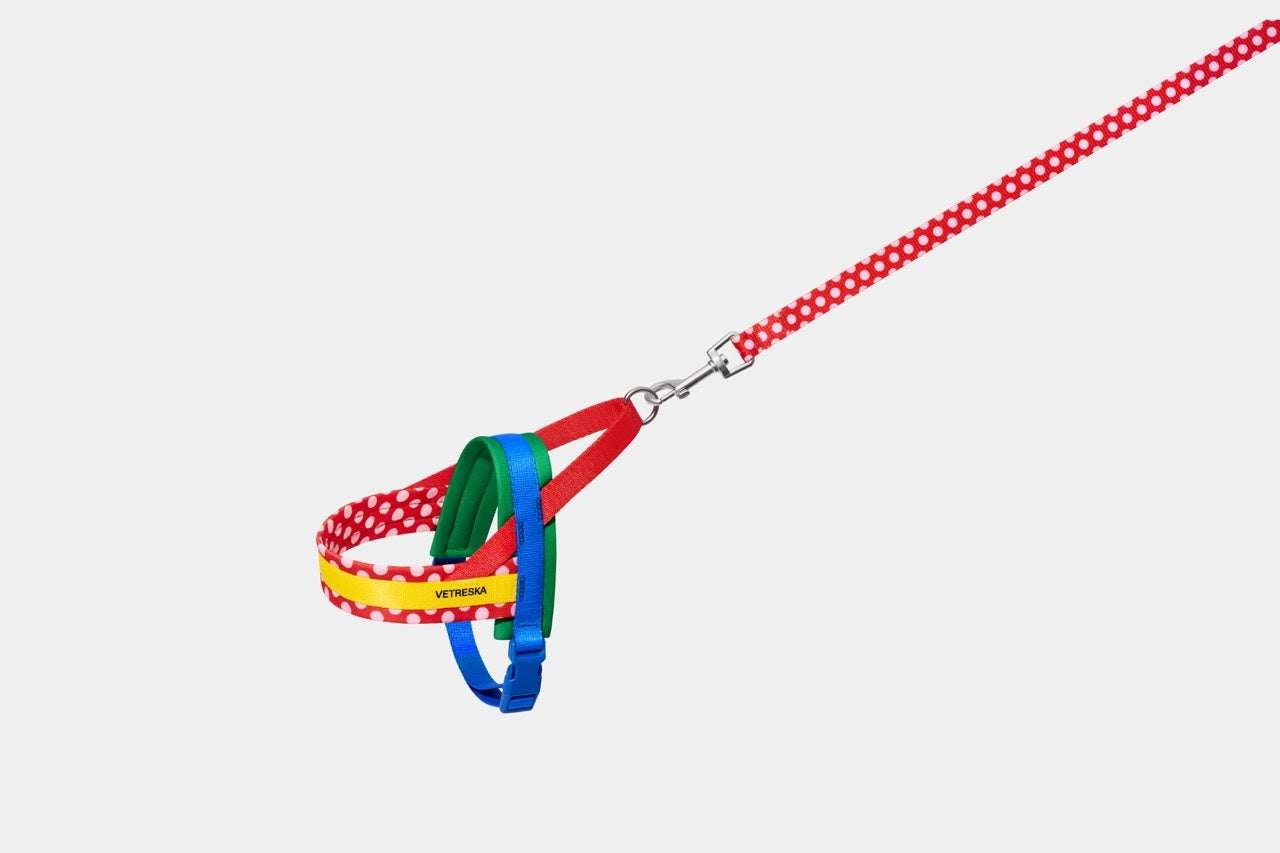 VETRESKA Chroma Pet Harness & Leash Set - Red