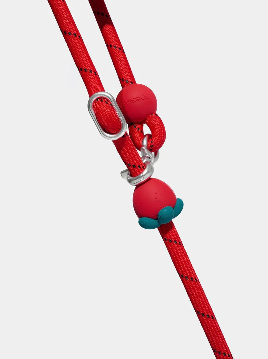VETRESKA Connect Hands-Free Rope Leash(Strawberry)