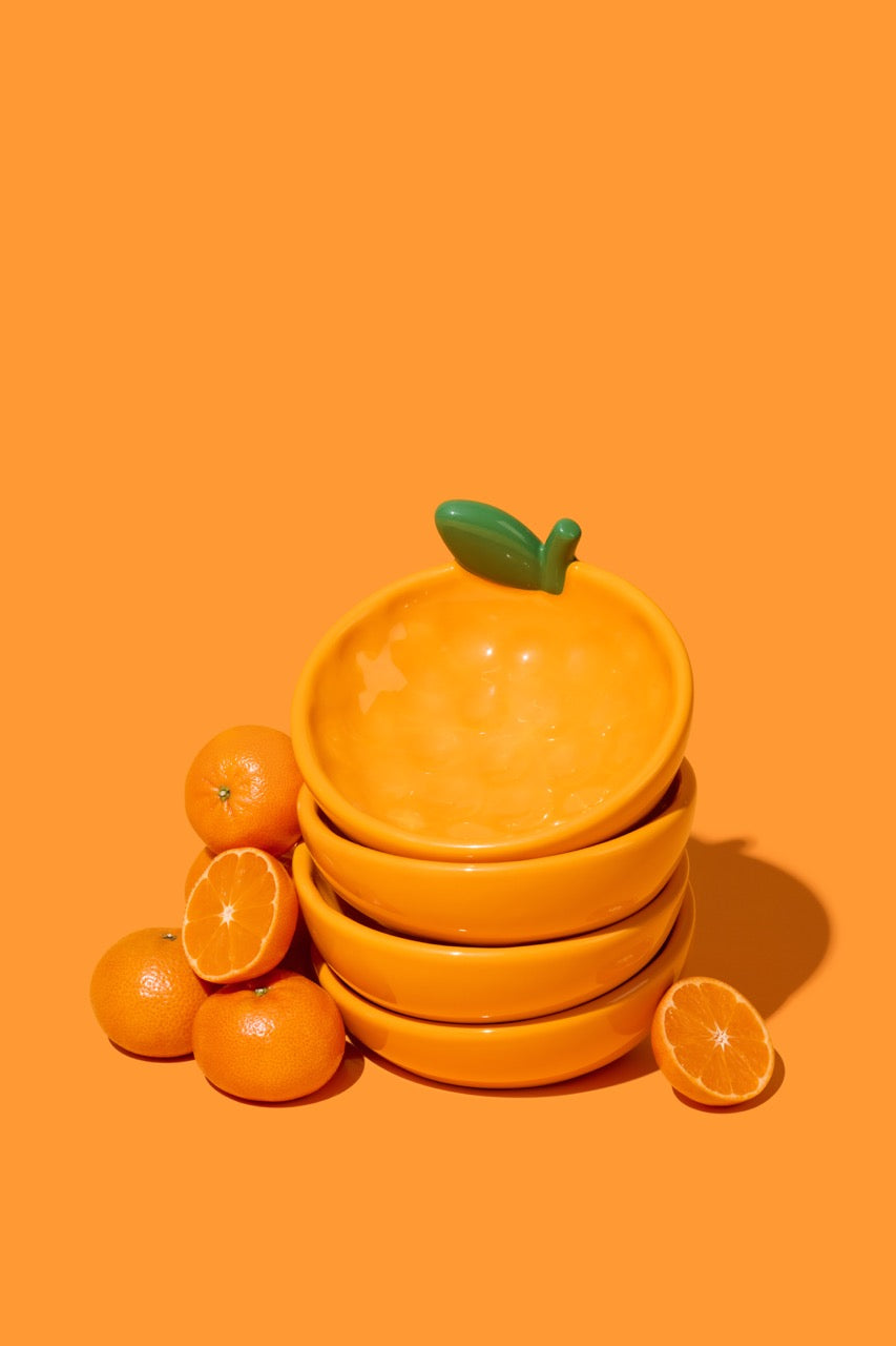 VETRESKA Tangerine Ceramic Pet Bowl-Pre Order