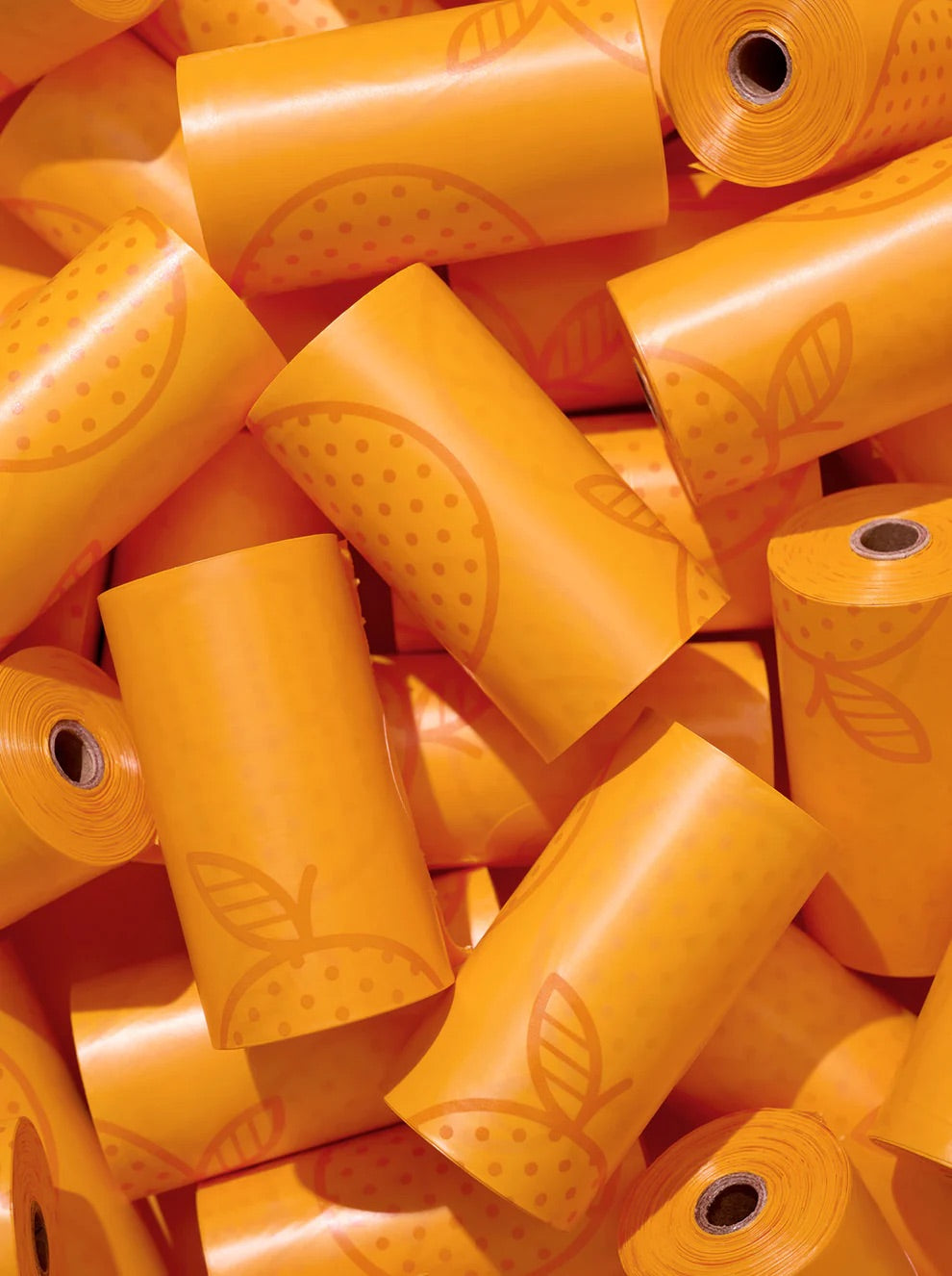 VETRESKA Tangerine Pet Poop Bags Refill Set