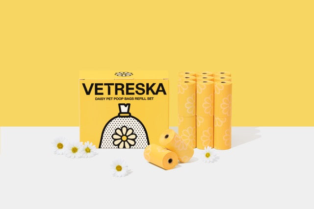 VETRESKA Pet Poop Bags Refill Set (180 pieces)